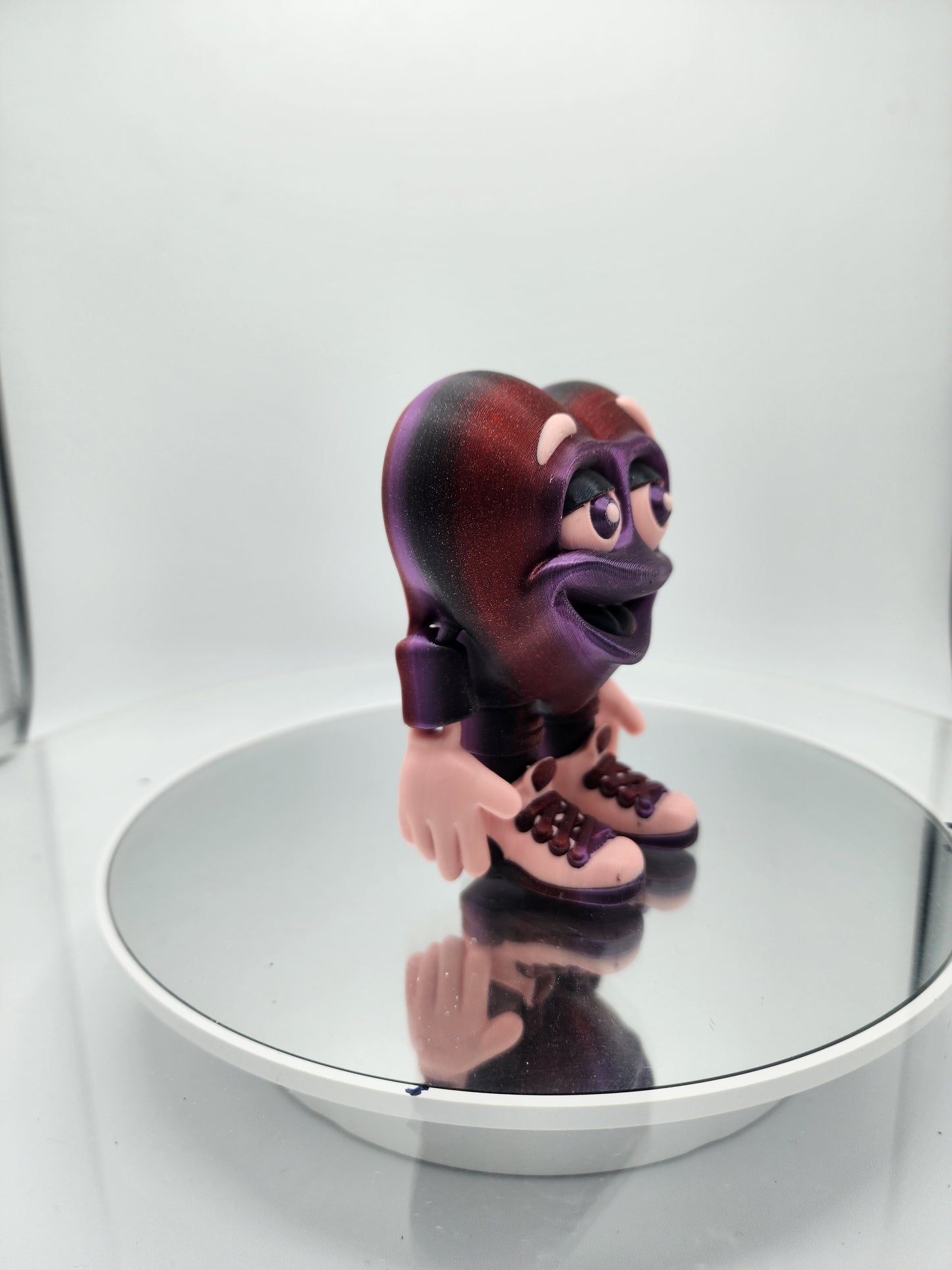 3D printed articulated Valentines Day Herbert the Heart.