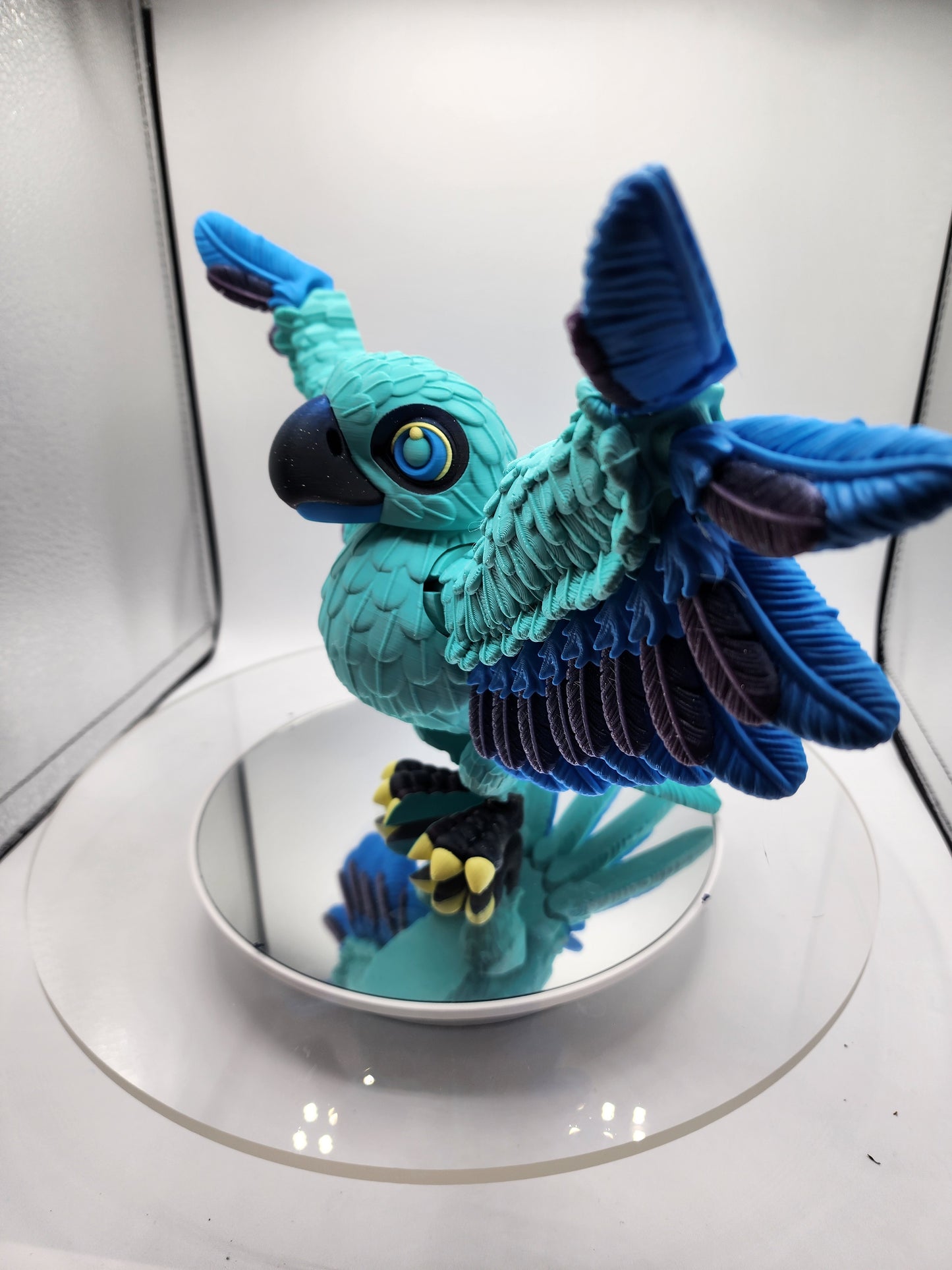 3D printed articulated multi-color Parrot
