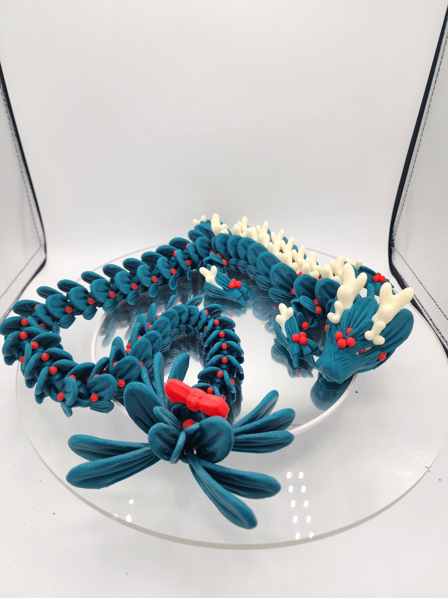3D printed articulated Mistletoe Dragon