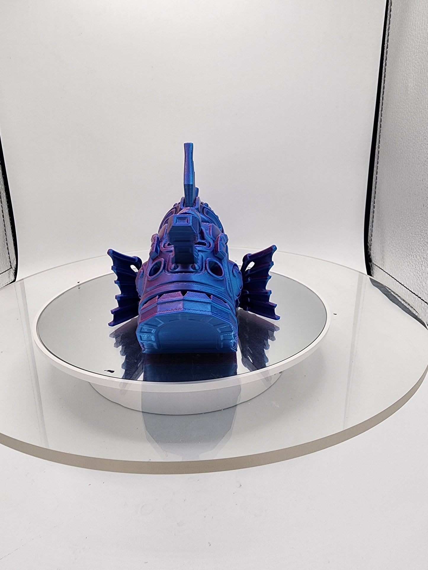 3D printed articulated color-changing Mech-themed Angler Fish.