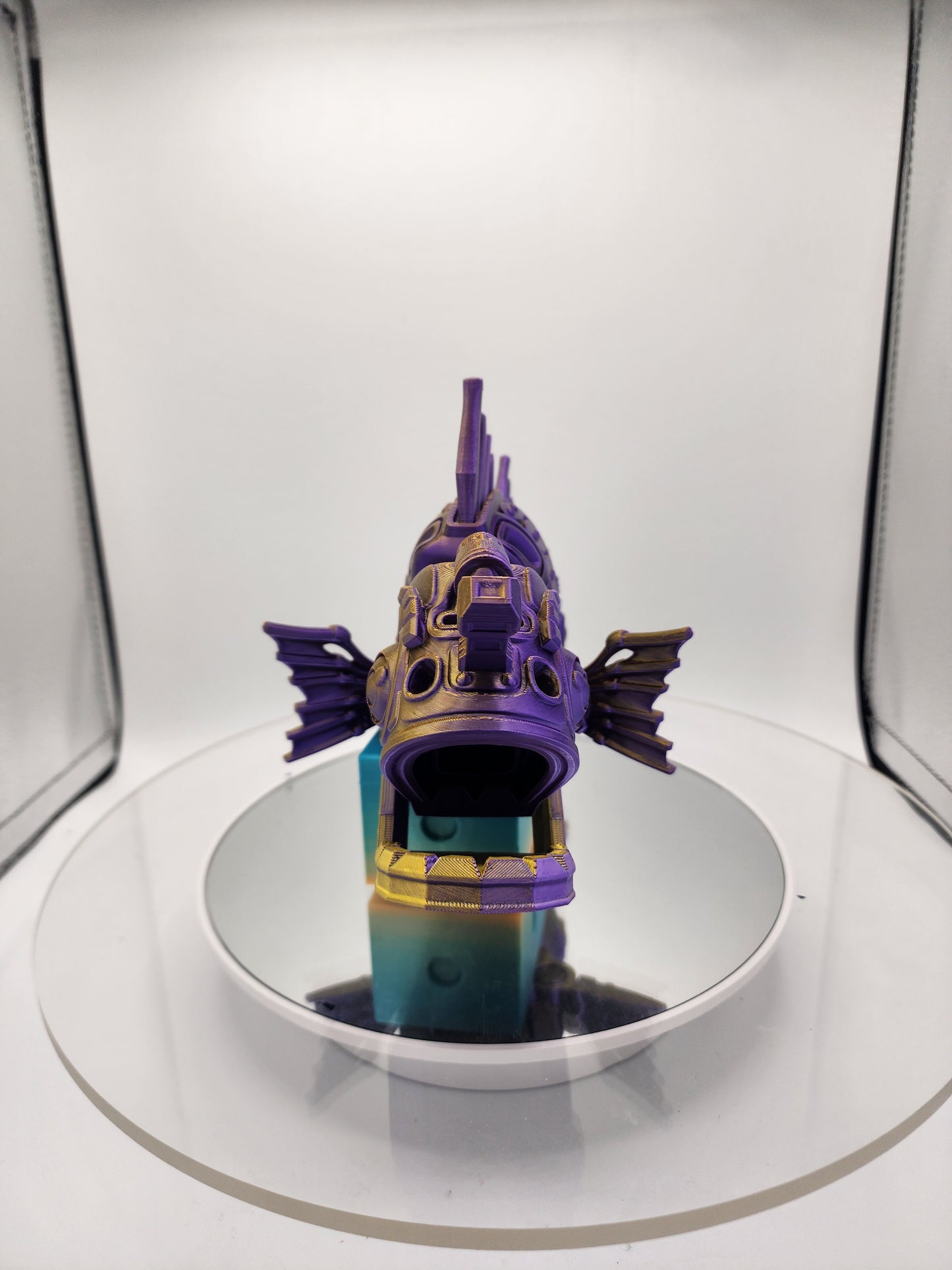 3D printed articulated color-changing Mech-themed Angler Fish.