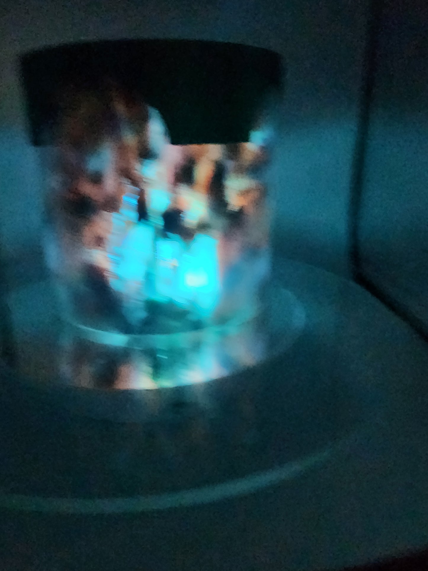 The Poop lamp....PLA poop lamp with green to red color changing lid.