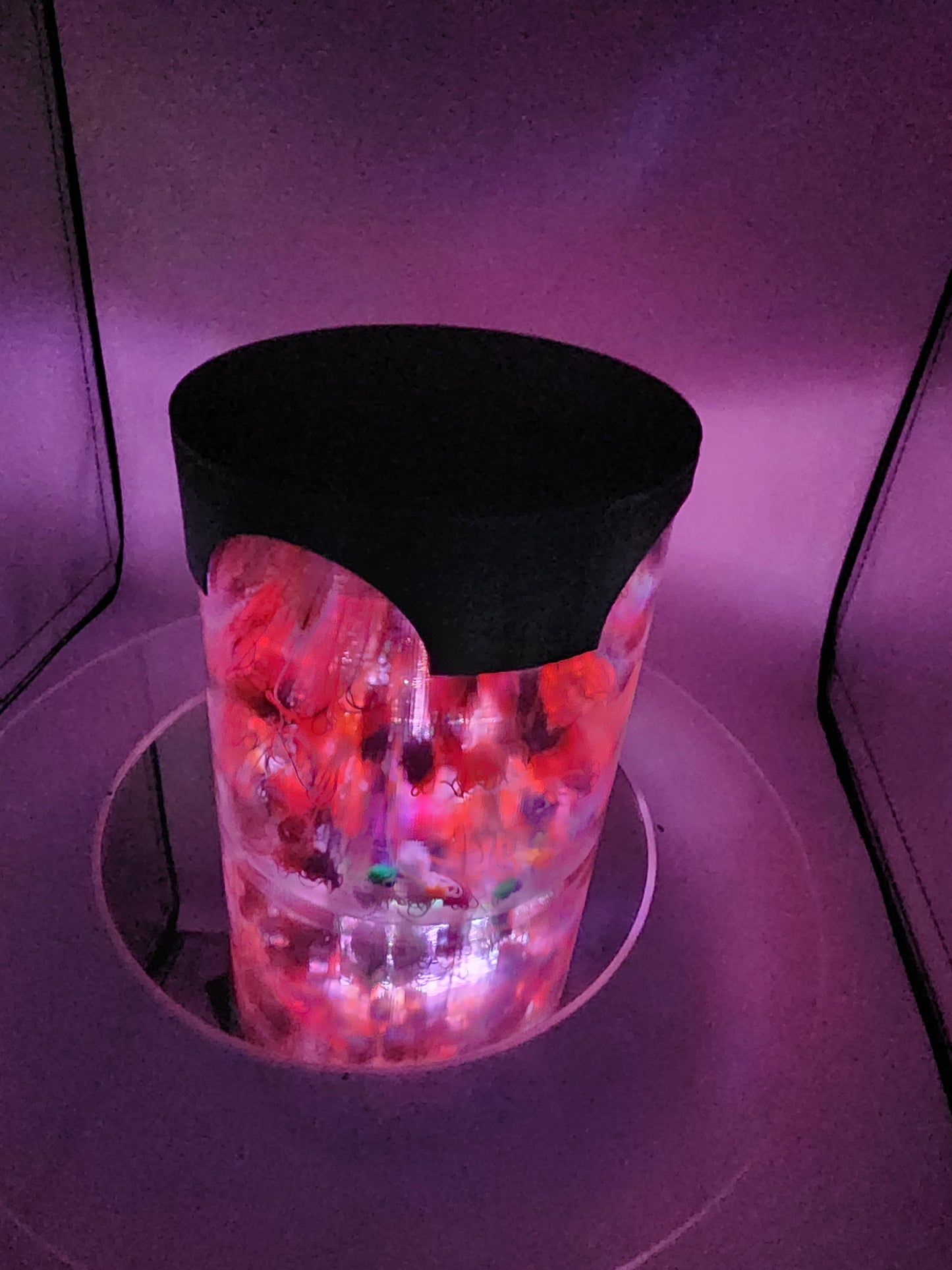 The Poop lamp....PLA poop lamp with green to red color changing lid.