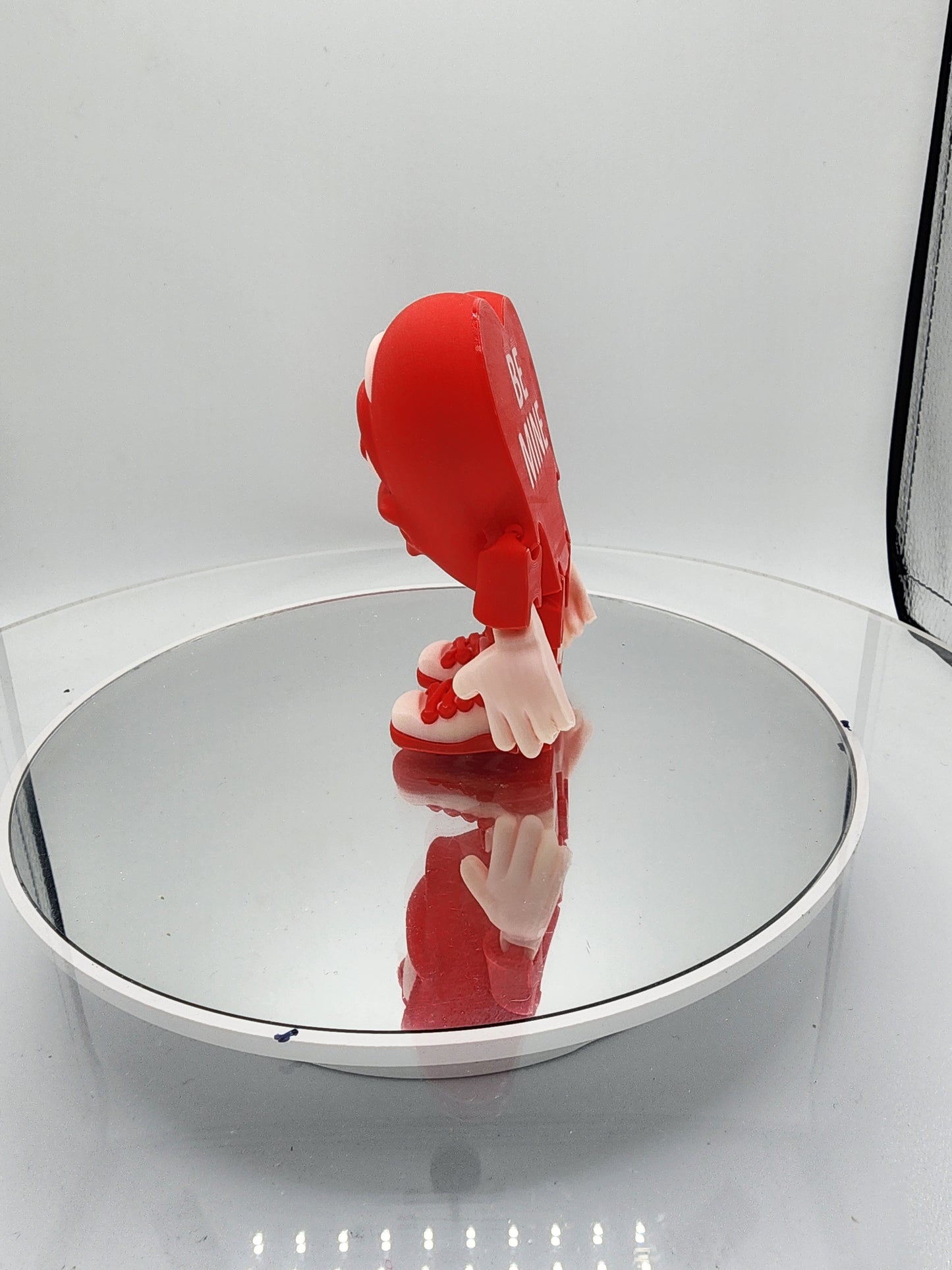 3D printed articulated Valentines Day Herbert the Heart.