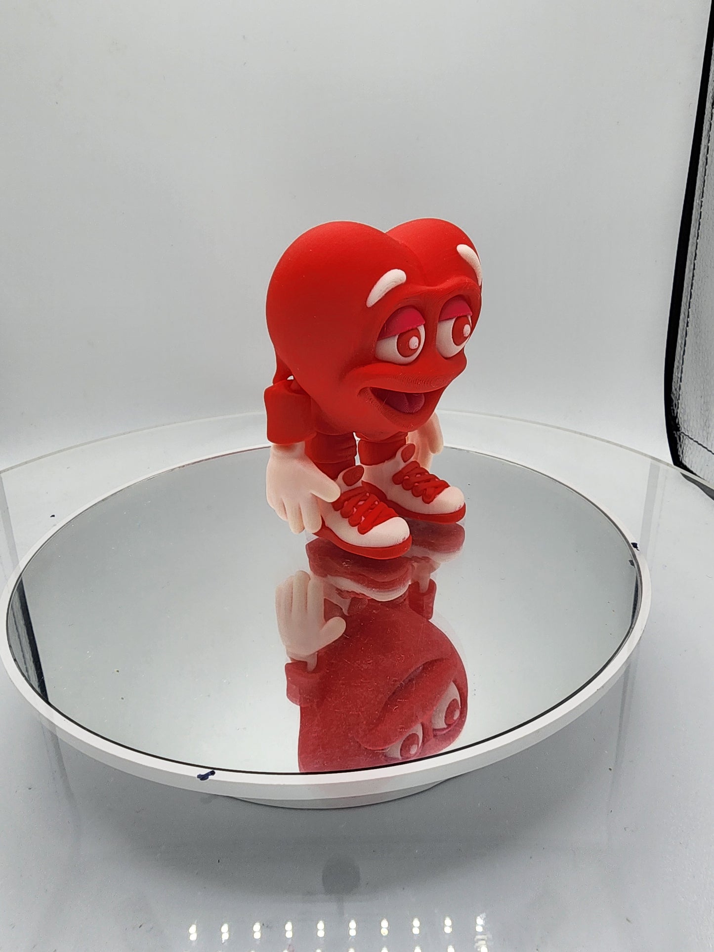 3D printed articulated Valentines Day Herbert the Heart.