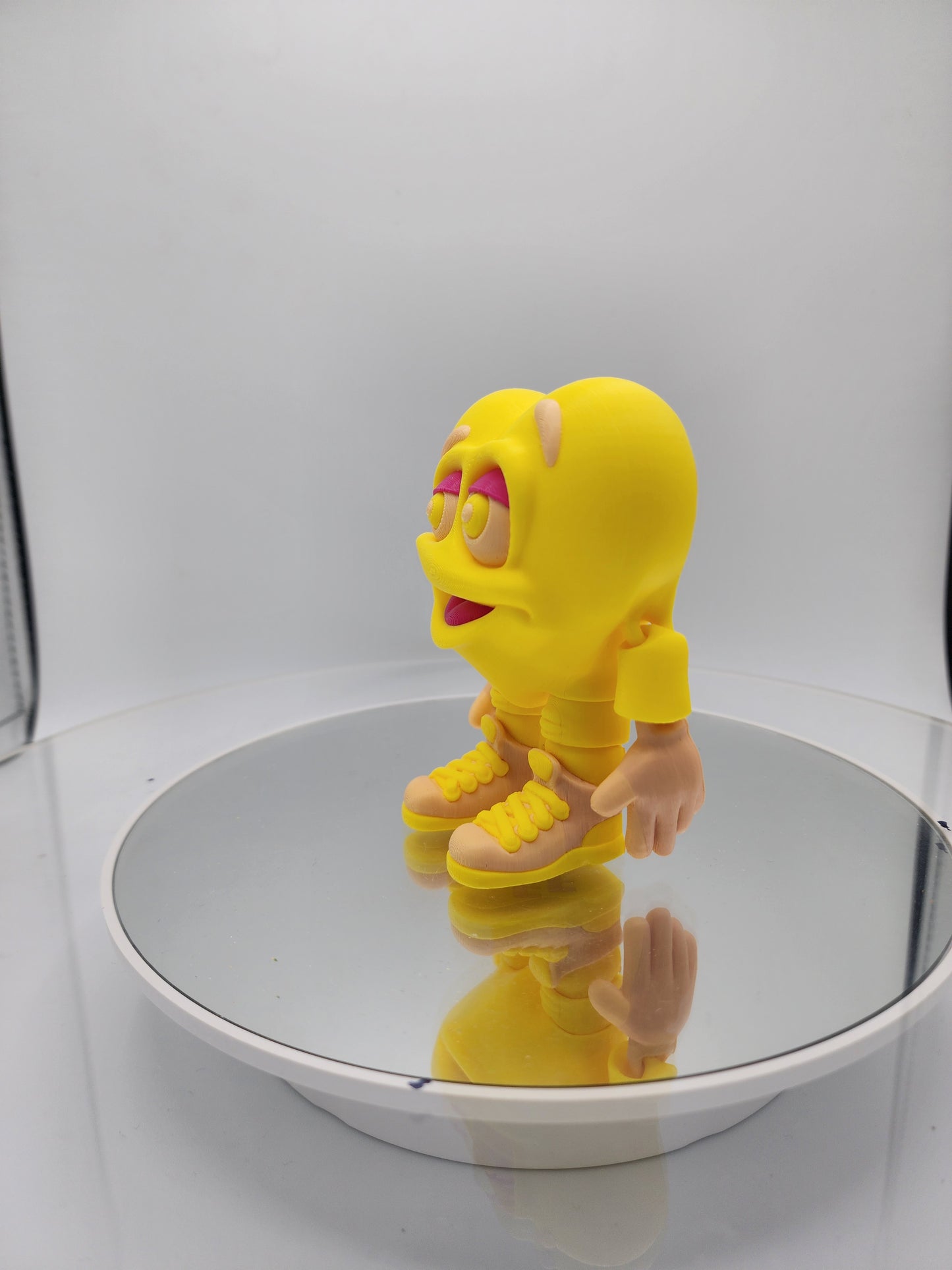 3D printed articulated Valentines Day Herbert the Heart.